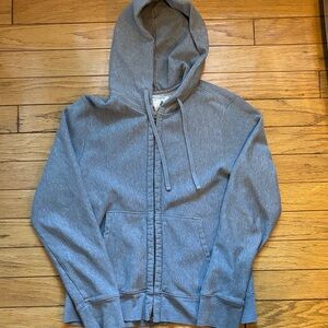 J. Crew Men’s Size M Heather Gray Fleece Lined Hoodie